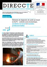 Éléments de diagnostic de santé au travail en ALPC : contexte socio-économique, accidents du travail et maladies professionnelles