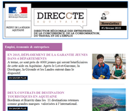 Nouveau : la lettre d'actualités de la Direccte Aquitaine