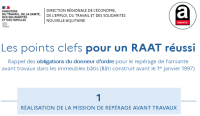 Publication d'un document sur le Repérage Amiante Avant Travaux (RAAT)