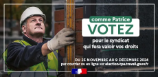 Résultats de l'élection syndicale TPE 2024