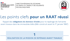 Publication d'un document sur le Repérage Amiante Avant Travaux (RAAT)